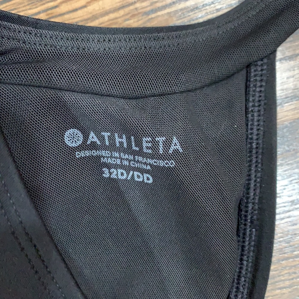 Athleta Black halter bikini top - 32 d/dd - Picture 3 of 3